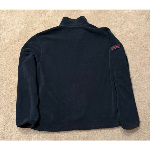 Polo Sport Ralph Lauren Mens L Fleece Jacket Black Full Zip Polartec Outdoors - Picture 3 of 9